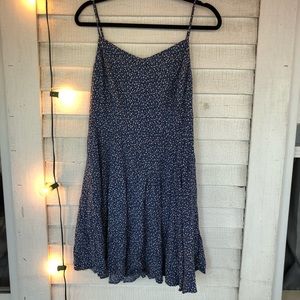 💸Old Navy Blue Floral Cami Skater Dress